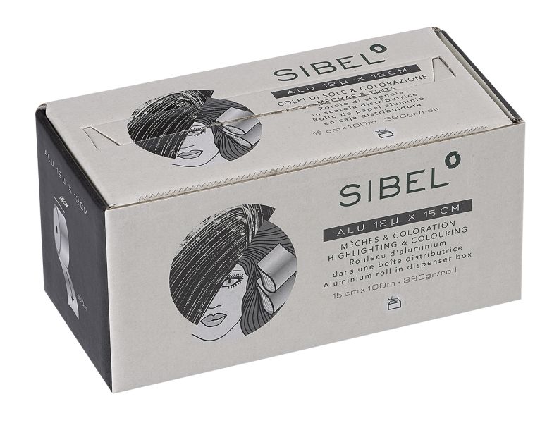 SIBEL Rollo Alufoil 12µ Plata 15cmx100m